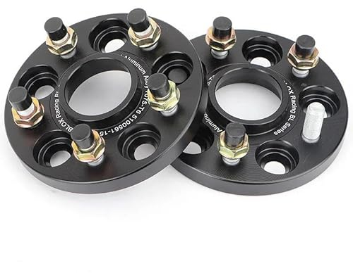 Spurverbreiterung Aluminium 2 Stück 15/20 Mm 7075 Aluminium Geschmiedeter Spurverbreiterungsadapter PCD 5x108 CB=65,1 Mm 5 Lug Für Volvo Für PENGEOT 308/407/508/RCZ Spurverbreiterung Spurplatten(2PCS