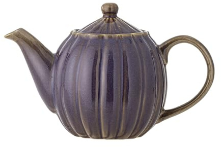 Latina - Théière en faïence - 1085 ml - Avec couvercle et poignée - Théière en céramique de qualité supérieure - Élégante pour thé et boissons chaudes - Passe au lave-vaisselle et design unique