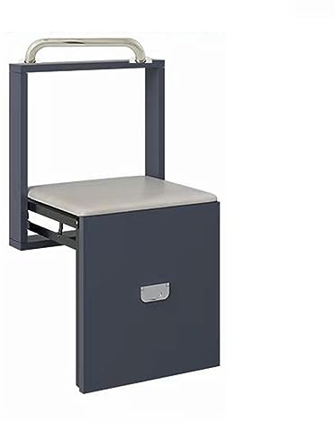 Schuhbank zur Wandmontage, Massivholz, Klapphocker, einziehbares Design, 330 kg Tragkraft, Eingangsbereich, Aufbewahrungsstuhl für Flur, Küche, Bad