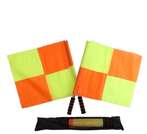 Fußball Schiedsrichter Fahne | 2er-Set Schiedsrichter-Flaggen - Ergonomische Trainingsausrüstung Für Fußballspiele Und Liga-Einsätze