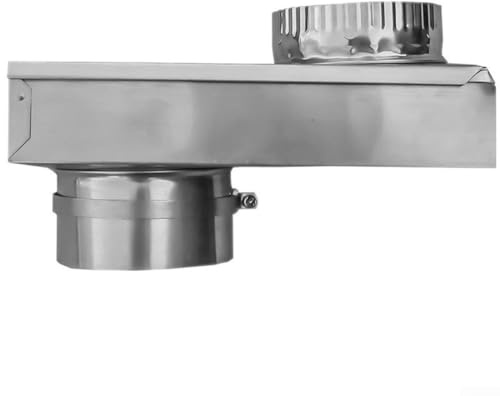 SMZhomeone Tubo di sfiato per asciugatrice a periscopio per evitare piegamenti e intasamenti, realizzato in acciaio inossidabile per una ventilazione efficiente