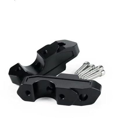 Pullback Motorcycle Handlebar Rise For BMW R 1300 GS R1300GS R1300 GS 2024 2025- Stub Fitting Resistance Handlebar Extension Adapter. Stem Adapter(Black)