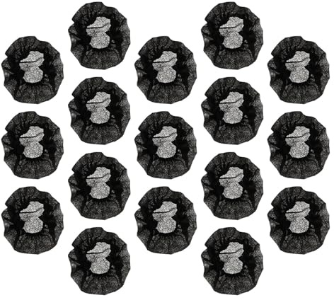 NIYANGLE Microphone Splash Guard Non-woven Mic Cover 100pcs with Wind Noise Reduction for Studio and Ktv