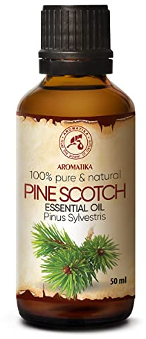Aceite Esencial de Pino Escocés 50ml - Pinus Sylvestris - Austria - 100% Puro y Natural - Mejor para Aromaterapia - Baño de Aroma - Difusor - Fragancia para Hogar - Pine Essential Oil
