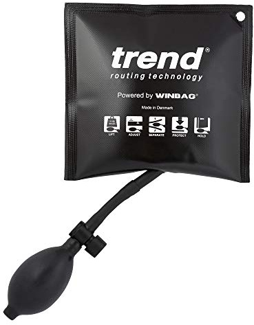 Trend Air Wedge Montagewerkzeug für Türen und Fenster, 135 kg Tragkraft, WINBAG, Schwarz | Schafft ein leistungsstarkes Luftkissen zum Anheben, Ausrichten und Halten von Türen oder Fenstern während der Montage