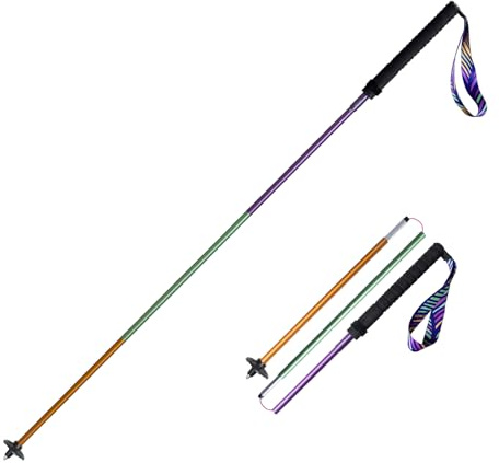 AONIJIE 2-Pack Faltbar M-Wanderstöcke leicht und ultrakompakt Trekkingstöcke für Trekking, Wanderungen, Reisen (120CM)