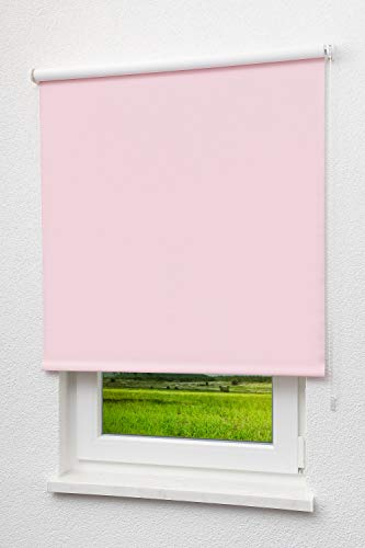 LYSEL - Qualitätsrollo abdunkelnd rosa, (B x H) 93cm x 190cm in rot/rosa