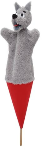 MU Brno - Wolf Handpuppe , 3in1 55cm