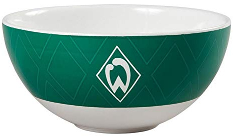 Werder Bremen Raute Müslischale (Grün/Weiß, Keramik, 0,5 LTR, Spülmaschinenfest)