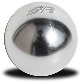 SIMONI RACING GLO Pomello Globe per Leva Cambio, Universale per Auto, in Alluminio Satinato