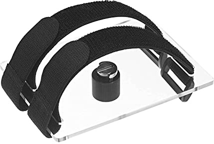 Lucausd - Adattatore per treppiedi per binocolo in acrilico, 1/4 per collegamento stabile telescopio binoculare e treppiede per fotocamera
