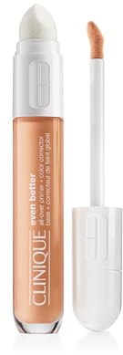 Clinique Even Better All-Over Primer + Color Corrector | Sheer to Moderate Coverage + Natural Finish, Apricot, 0.2 Ounce