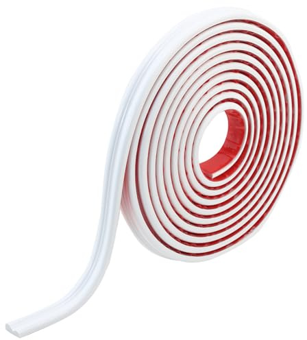 Gaahing Peel et Stick Wall Moulding Trim & Chair Rail, moulage de panneau autocollant, décoration maison bricolage sur cadre de miroir de porte de cabinet, 3m x 2.3cm