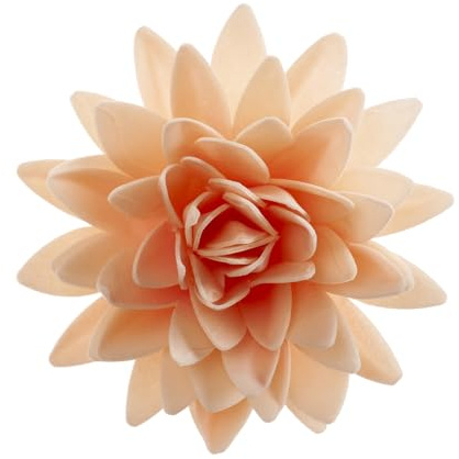 dekora - Riesenblumenwaffel 12,5 cm - Herbstdahlie - Glutenfrei, laktosefrei, vegan - Tortendekoration für Hochzeiten, Geburtstage und Desserts - Einfach zu verwenden