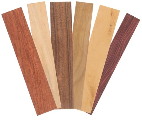 BESTonZON 6stücke Teiliges Holzplatten Aus Robustem Purpleheartholz Mit Natürlicher Holztextur Für Diy Gartenbank Schnitzbare Holzleisten Langlebig Und Vielseitig Für Handwerksprojekte