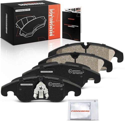 Frankberg bromsbeläggsats framaxel kompatibel med A6 4G2 4GC 1.8L-4.0L 2010–2018 Q5 8RB 2.0L-3.2L 2008–2017 A7 Sportback 4GA 4GF 1.8L-4.0L 2010–2018 ersättning # 8K0698151C