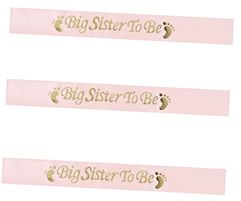VILLFUL Geburtstags Schärpe Mit Goldfarbenem Buchstabendruck Babyparty-etikette-gürtel Partyzubehör Für Babygeburtstage