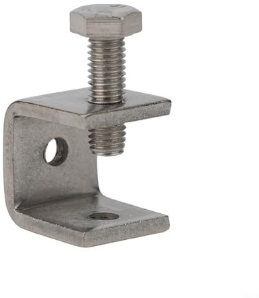 Entgoinggo C-Klemmbacke, Edelstahl, C-Klemme, 20 mm, robuste G-Klemme, Holzbearbeitungsklemme, Autobau, Haushalt, für Schreibtisch, Tablet, Holzbearbeitung (1 Stück)