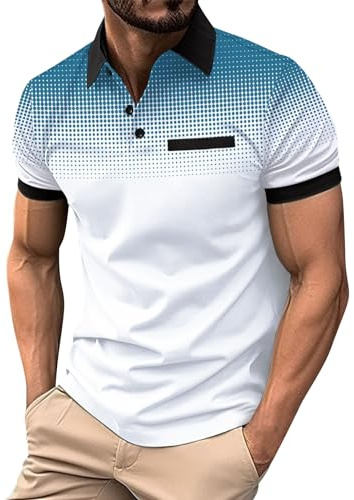 Generisch Männer Work Polo Hemden Weiß XL