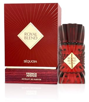 French Avenue Royal Blend Sequoia, Extrait de Parfum, Coffret Luxe Rouge 100ml