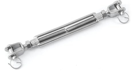 Hochleistungs-Spannschraube M14 mit Backen und Backenspannschraube, Spannschrauben aus Edelstahl 304 für Traktoren, Sonnenschutz, Kabel, Outdoor-Seile, Baumhäuser
