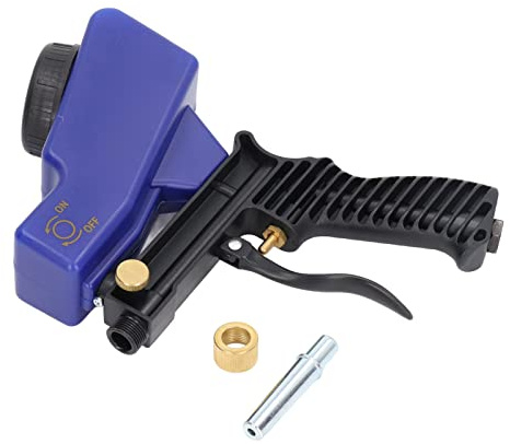 Dioche Kit Sabbia Set Sabbiatrice | Kit di Strumenti per Pistola a Spruzzo per Sabbiatura Ad Alta Efficienza | Pistola Ad Aria da 70-150 PSI per la Rimozione di Vernice e Ruggine | Serbatoio da 600