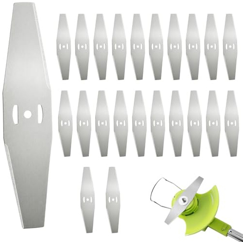 22 PCS Lames Métal pour Coupe-Bordure – Lames de Rechange Durables pour Débroussailleuse 24V, Accessoires Robustes pour Coupe-Bordure