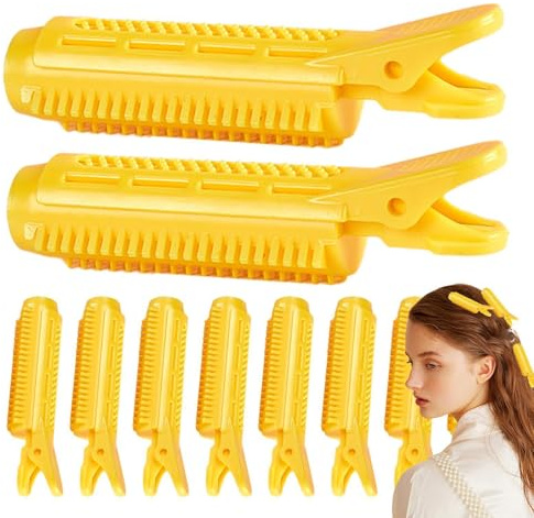 Pinzas para el volumen del cabello 10 piezas 10x3 cm levantando raíces | Clips de peinado para dar volumen rápido | Herramientas de peinado femenino rizado fino | Accesorio de fijación de flecos