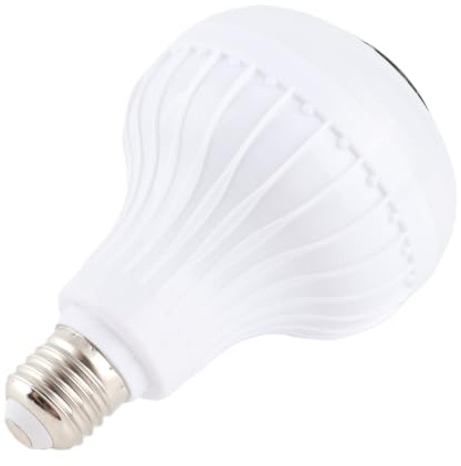 POENVFPO Lampadina Musicale LED E27 con Colori RGB e Altoparlante Bluetooth per Camera da Letto e Feste, 12 W
