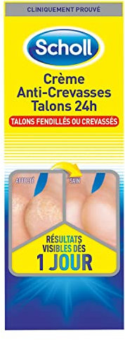 SCHOLL Lot de 5 Crèmes Anti-Crevasses Talons 24h 60 ml