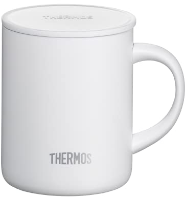 Thermos Longlife - Tazza da 0,35 l, in acciaio inox, con coperchio o sottobicchiere, in acciaio inox, per mantenere le bevande calde o fredde più a lungo, lavabile in lavastoviglie, senza BPA