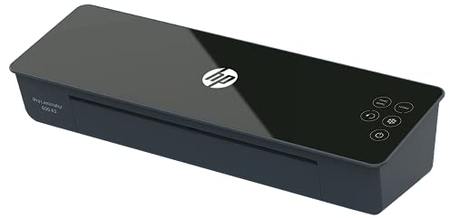 HP Pro Laminator 600 A3 | Laminiergerät A3 für Heiß- & Kaltlaminierung | Professionelles Foliergerät mit Touch Panel | 60 Sek. Aufwärmzeit | 600 mm/min | Inkl. Laminierfolien Starter-Set