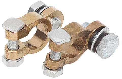 Connettore a morsetto terminale batteria per auto 2 pezzi 300A grande corrente M10 vite singola per camion automobili