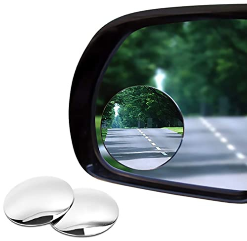 Blind Spot Mirror 2 Pack 2 Inch, Convex Stick-On Blindspot Mirror for Car