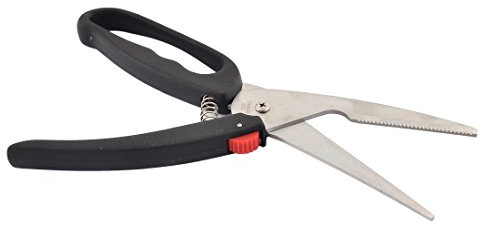Ruilogod Plastica Maniglia in acciaio inox cesoie per uso domestico cucina bosso forbici