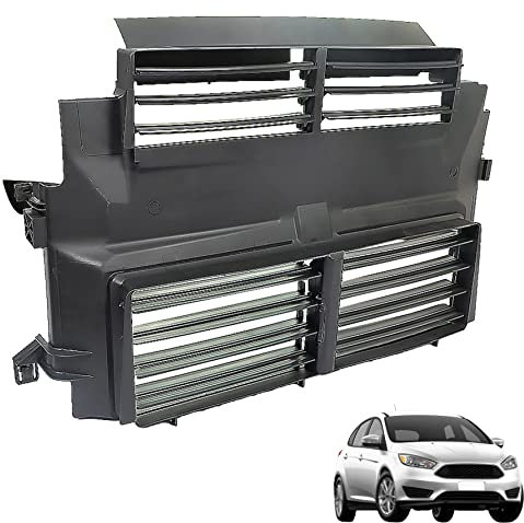 munirater Radiator Shutter Active Grille Shutter w/o Actuator Motor Replacement for 2012-2016 Focus CM5Z-8475-A CM5Z-8B455-A BM51-8475-DE