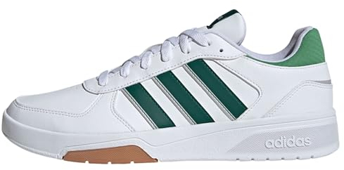Adidas Herren CourtBeat Court Lifestyle Shoes, Cloud White/Collegiate Green/Grey, 42 EU