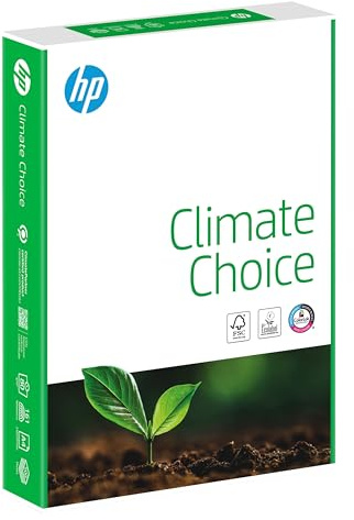 HP Climate Choice CHP141 Kopierpapier, 80g/m², A4, weiß - 1 Karton, 5 Pakete, 2.500 Blatt