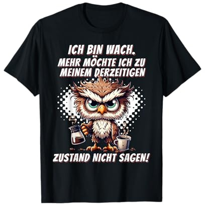 Müde Faul Ich Will schlafen Lustige Schlafanzug Morgenmuffel T-Shirt