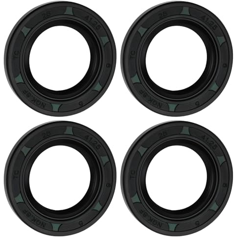 LT Easiyl 4 guarnizioni per albero motore per tosaerba, 25 x 41,25 x 6 mm, compatibili con Honda GX160 GX200
