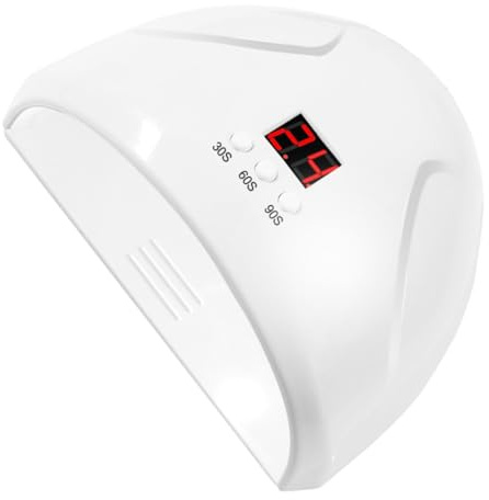 PRETYZOOM LED Nageltrockner für Nagelgel-lackhärtung mit Sekunden Automatischem Sensor für Off Geeignet für Nagelgele und Led-nagellack Digitale Zeitanzeige