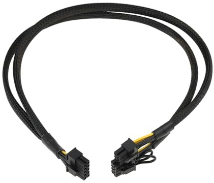 Create idea Câble adaptateur d'alimentation PCIe GPU 10 broches vers 6 + 8 broches 50 cm compatible avec HP ML350 ML360 G9
