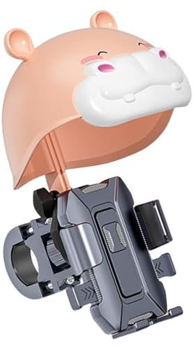 Support de téléphone pour moto – Rotation à 360 degrés avec support de casque, support de guidon imperméable pour appareils mobiles, support de prise en main sûre pour vélo, moto, VTT, vélo de route |