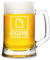 Leonardo und Kartenmachen.de Montana Bierkrug 0,5L Individuelle Gravur Geschenk Bierglas - Eigene Gravur