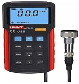 UNI-T UT315A Schwingungstester, 0,1-199,9 m/s² Beschleunigung, 0,1-19,99 mm/s, Geschwindigkeit, 1-1,999 mm Verschiebung