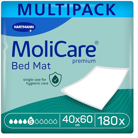 MoliCare premium Bed Mat 5 Tropfen Bettschutzeinlage | 40x60 cm | 180 St.
