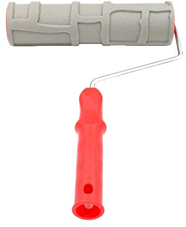 Tubayia Farbroller Farbwalze Musterwalze Effektwalze Strukturwalze für DIY Wand Dekoration (10 Zoll Eg726t)