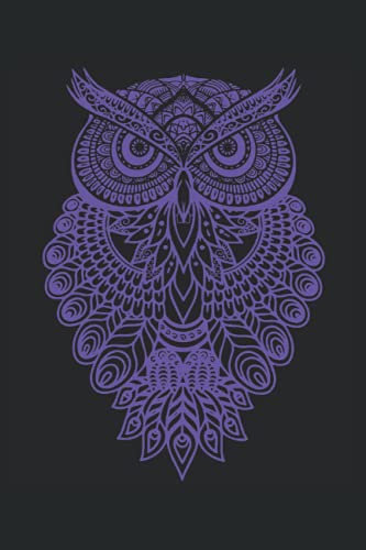 Eule Owl Grafik Graphic Kunst Geschenk Mandala Kunst Zeichnung: RÄTSELBUCH - 100x SUDOKU HARD - Lustiges Mandala Eulen Vogel Tier Geschenk, Vintage ... Rätsel, Notiz, Buch, Gehirnjogging, Logik