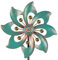 VEWOGARDEN Windspiel für Gartendekoration, klein, wasserdicht, Metall, Windräder für Hof und Garten, 94 x 25,4 cm (einzelne Klinge)