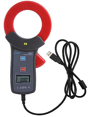 GuliTech 0.00mA~1200A Small Current Usb Interface digital High Accuracy Clamp Leaker Meter High Accuracy Clamp Leaker Ac Leakage Current Measurement (ETCR6800)